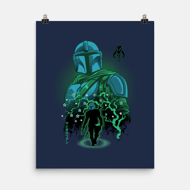Lone Hunter Shadowwork-None-Matte-Poster-Astrobot Invention