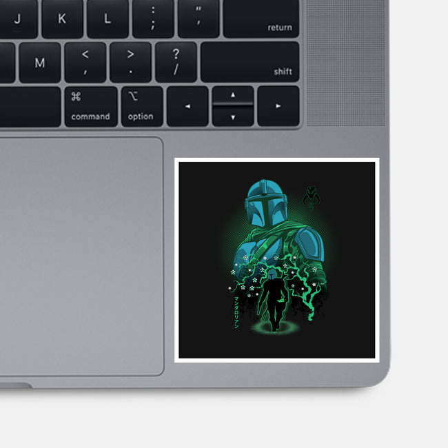 Lone Hunter Shadowwork-None-Glossy-Sticker-Astrobot Invention