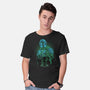 Lone Hunter Shadowwork-Mens-Basic-Tee-Astrobot Invention