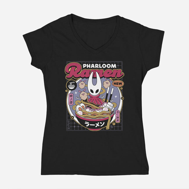 Pharloom Ramen Aesthetic-Womens-V-Neck-Tee-LAGELANTEE