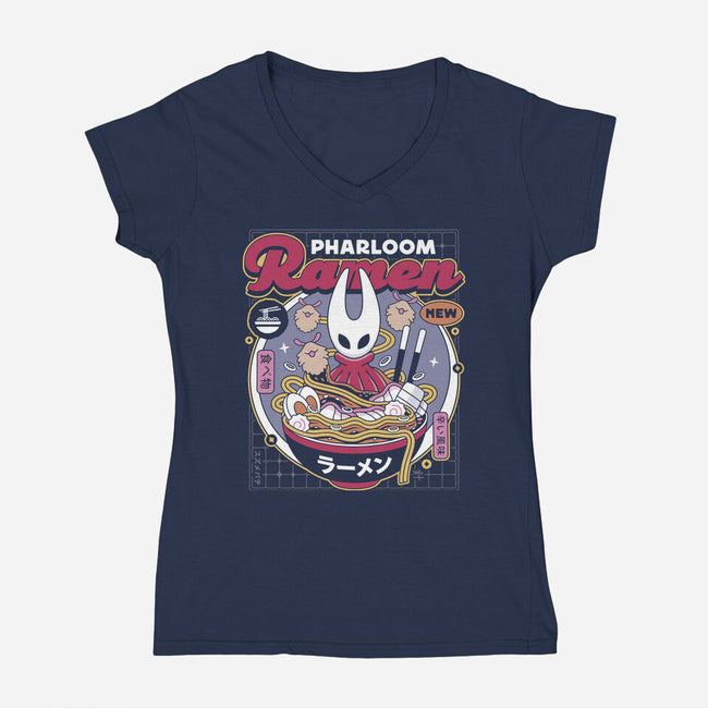 Pharloom Ramen Aesthetic-Womens-V-Neck-Tee-LAGELANTEE