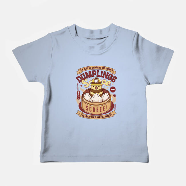 Serpent Of Ronka Dumplings-Baby-Basic-Tee-LAGELANTEE