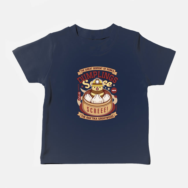 Serpent Of Ronka Dumplings-Baby-Basic-Tee-LAGELANTEE