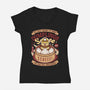 Serpent Of Ronka Dumplings-Womens-V-Neck-Tee-LAGELANTEE