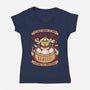 Serpent Of Ronka Dumplings-Womens-V-Neck-Tee-LAGELANTEE