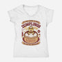 Serpent Of Ronka Dumplings-Womens-V-Neck-Tee-LAGELANTEE
