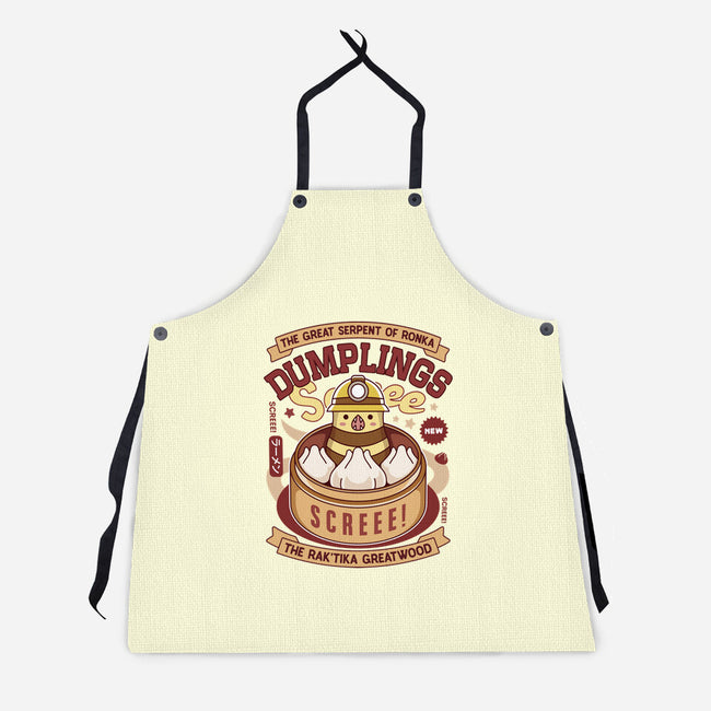 Serpent Of Ronka Dumplings-Unisex-Kitchen-Apron-LAGELANTEE