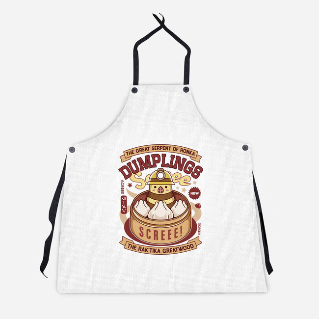 Serpent Of Ronka Dumplings-Unisex-Kitchen-Apron-LAGELANTEE