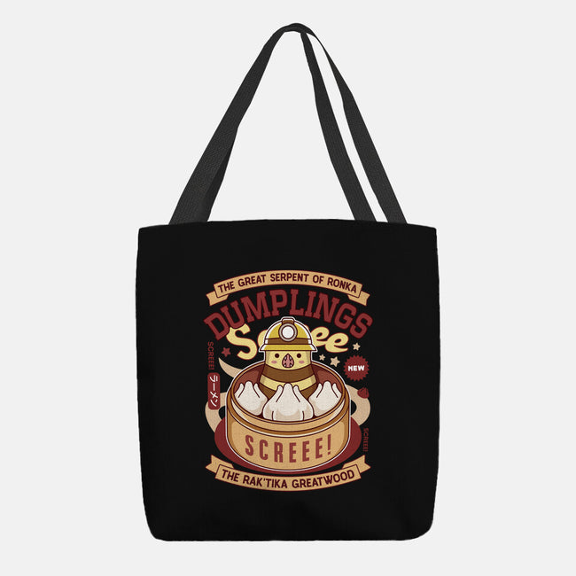Serpent Of Ronka Dumplings-None-Basic Tote-Bag-LAGELANTEE