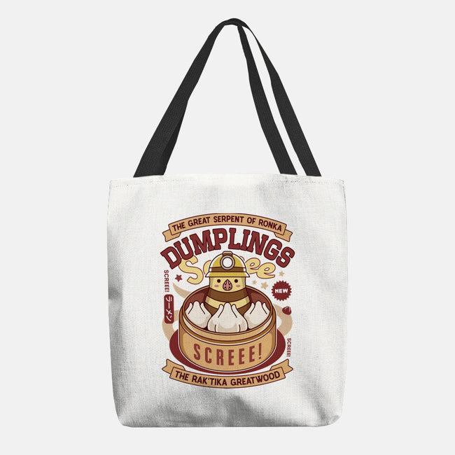 Serpent Of Ronka Dumplings-None-Basic Tote-Bag-LAGELANTEE