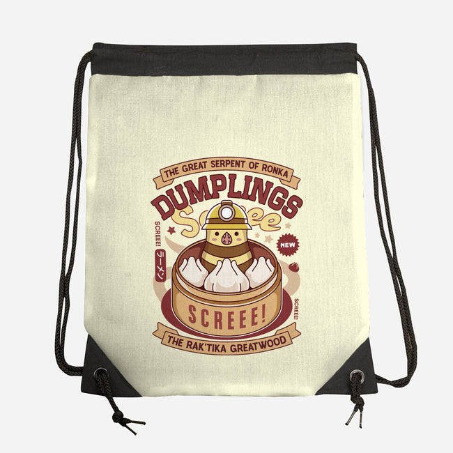 Serpent Of Ronka Dumplings-None-Drawstring-Bag-LAGELANTEE
