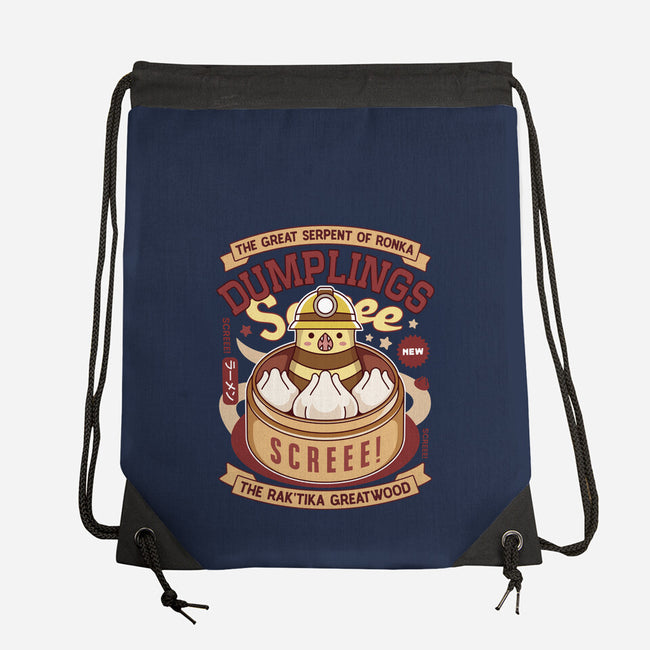 Serpent Of Ronka Dumplings-None-Drawstring-Bag-LAGELANTEE