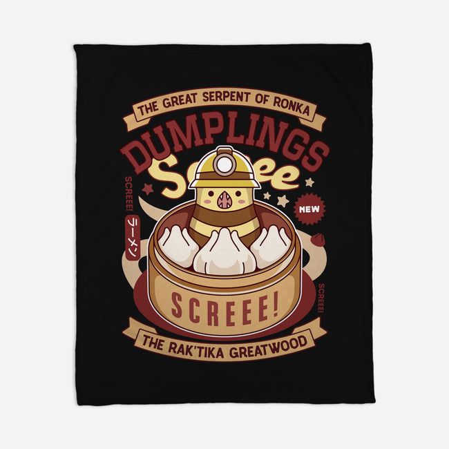 Serpent Of Ronka Dumplings-None-Fleece-Blanket-LAGELANTEE