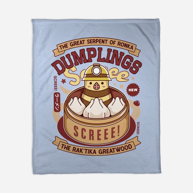 Serpent Of Ronka Dumplings-None-Fleece-Blanket-LAGELANTEE