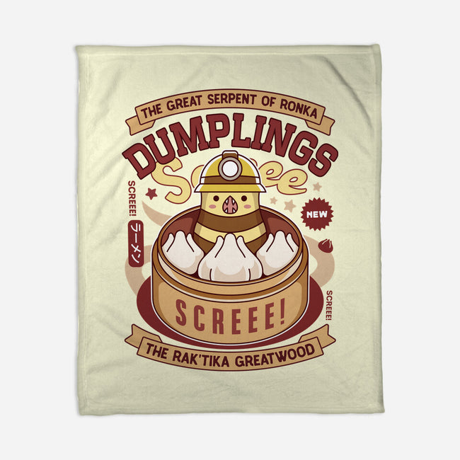 Serpent Of Ronka Dumplings-None-Fleece-Blanket-LAGELANTEE