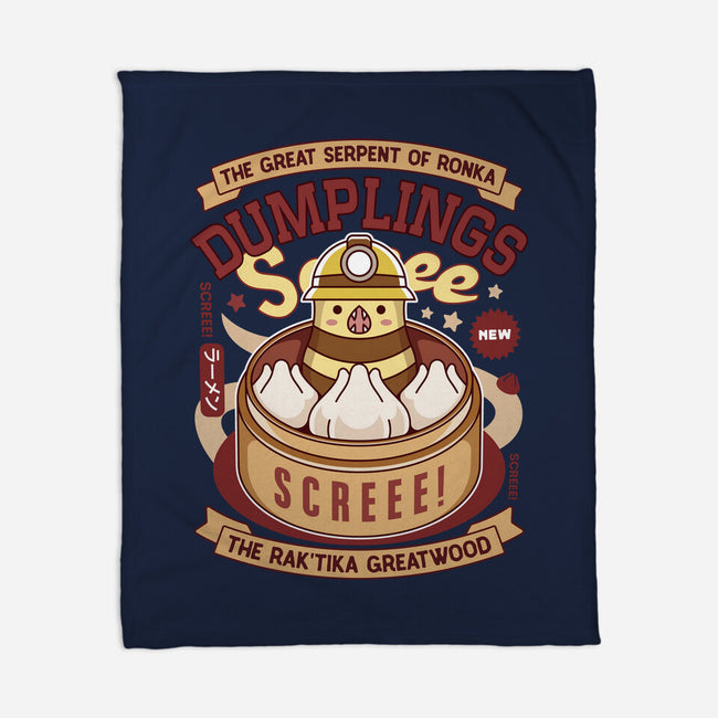 Serpent Of Ronka Dumplings-None-Fleece-Blanket-LAGELANTEE