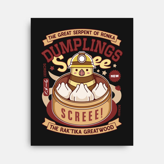 Serpent Of Ronka Dumplings-None-Stretched-Canvas-LAGELANTEE
