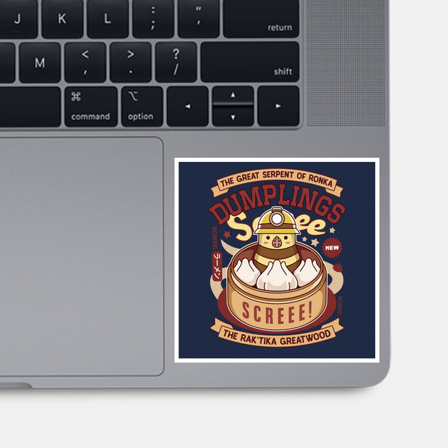 Serpent Of Ronka Dumplings-None-Glossy-Sticker-LAGELANTEE