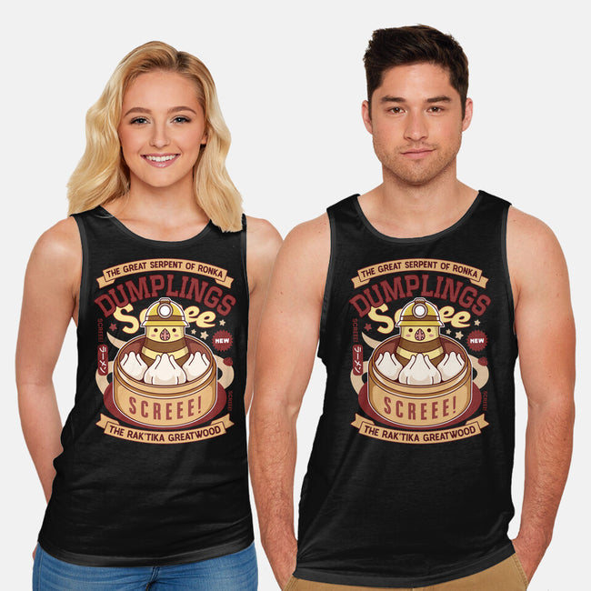 Serpent Of Ronka Dumplings-Unisex-Basic-Tank-LAGELANTEE