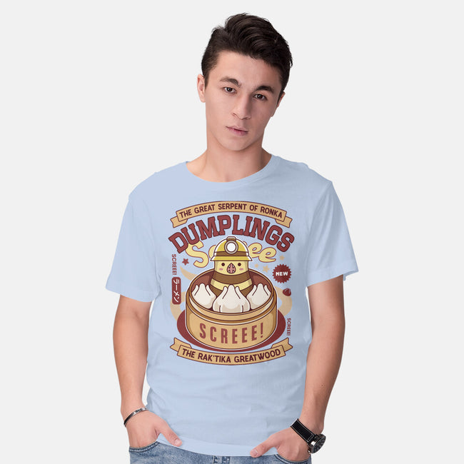 Serpent Of Ronka Dumplings-Mens-Basic-Tee-LAGELANTEE