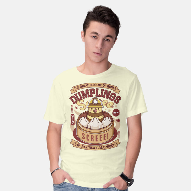 Serpent Of Ronka Dumplings-Mens-Basic-Tee-LAGELANTEE