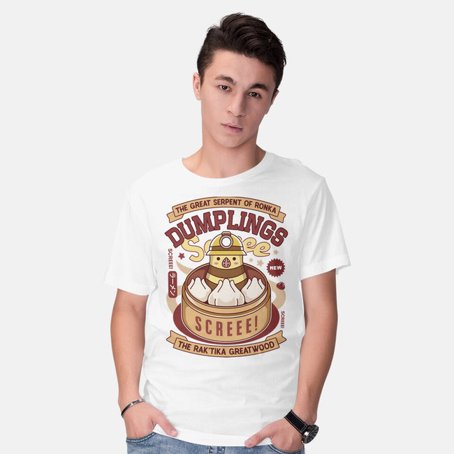 Serpent Of Ronka Dumplings-Mens-Basic-Tee-LAGELANTEE