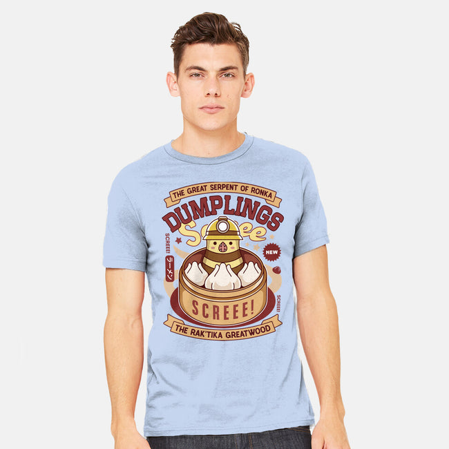 Serpent Of Ronka Dumplings-Mens-Heavyweight-Tee-LAGELANTEE