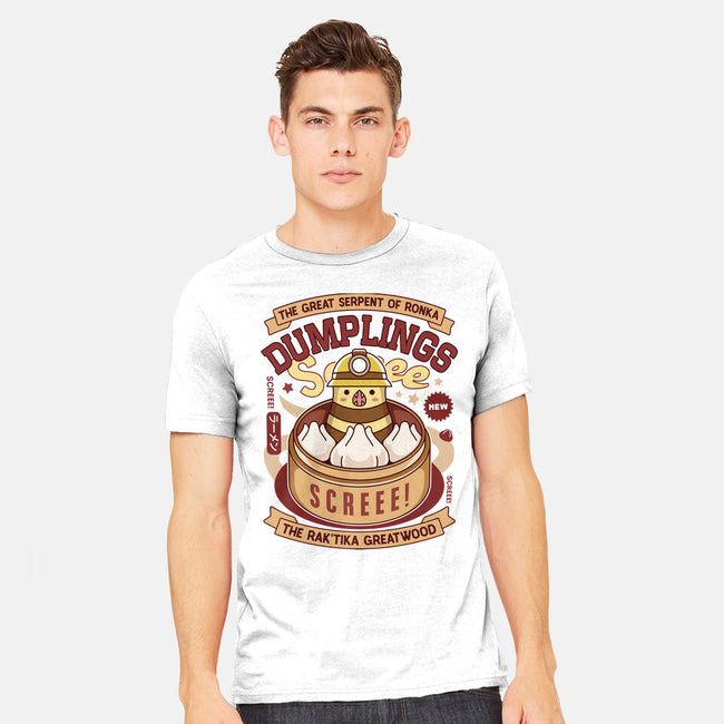 Serpent Of Ronka Dumplings-Mens-Heavyweight-Tee-LAGELANTEE