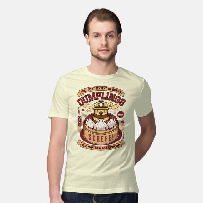 Serpent Of Ronka Dumplings-Mens-Premium-Tee-LAGELANTEE
