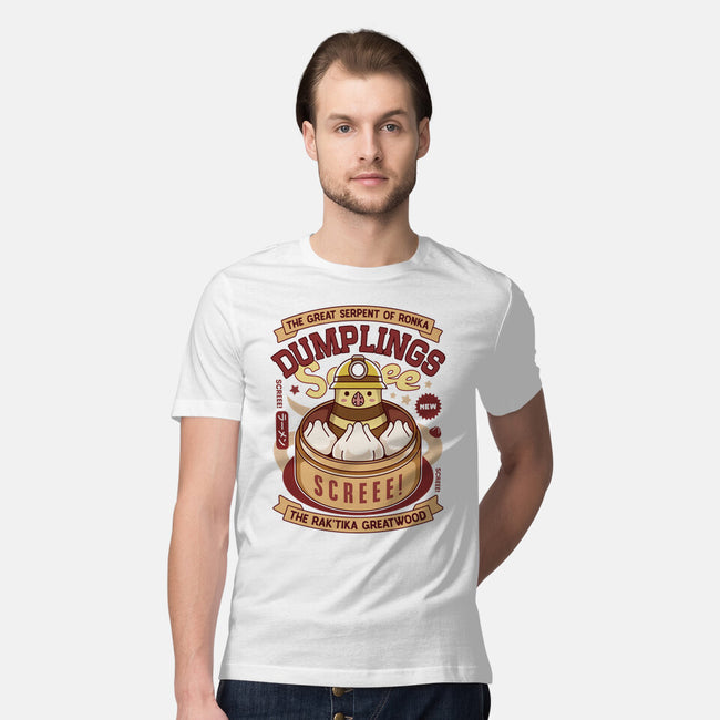 Serpent Of Ronka Dumplings-Mens-Premium-Tee-LAGELANTEE