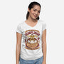 Serpent Of Ronka Dumplings-Womens-V-Neck-Tee-LAGELANTEE