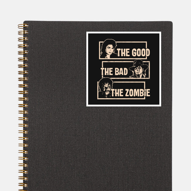 Good Bad Zombie-None-Glossy-Sticker-turborat14