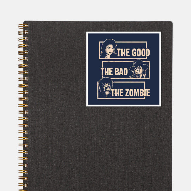 Good Bad Zombie-None-Glossy-Sticker-turborat14