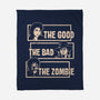 Good Bad Zombie-None-Fleece-Blanket-turborat14
