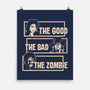 Good Bad Zombie-None-Matte-Poster-turborat14
