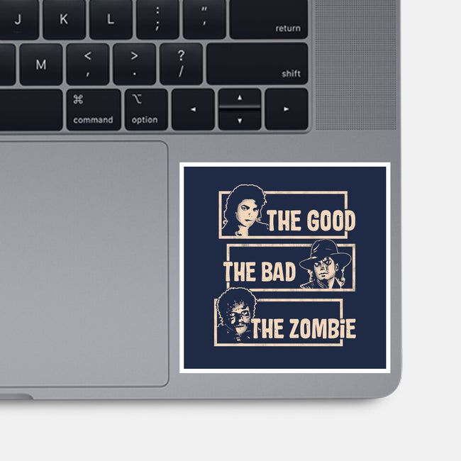 Good Bad Zombie-None-Glossy-Sticker-turborat14