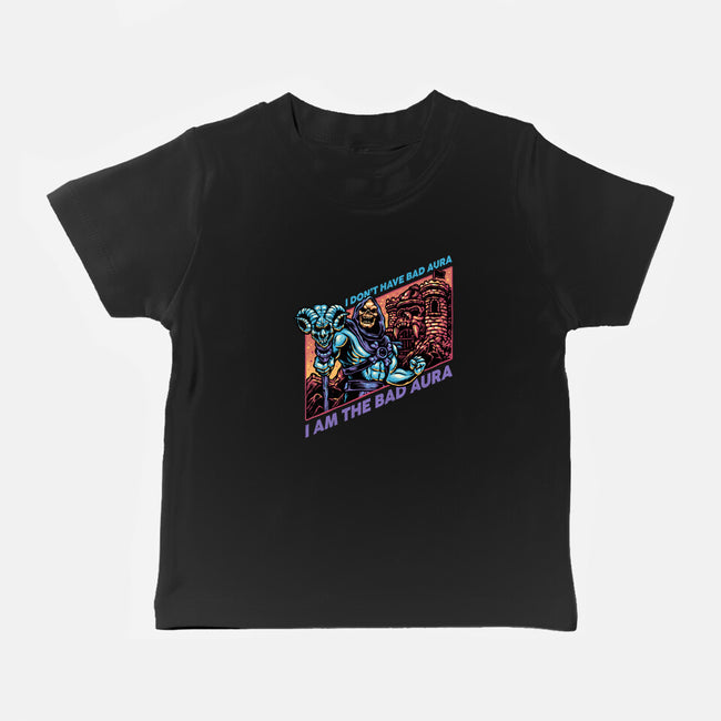 Bad Aura-Baby-Basic-Tee-glitchygorilla
