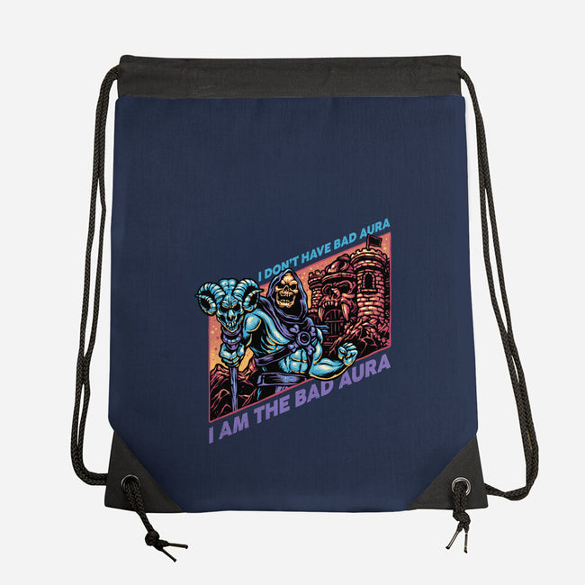 Bad Aura-None-Drawstring-Bag-glitchygorilla
