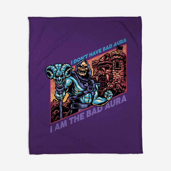 Bad Aura-None-Fleece-Blanket-glitchygorilla