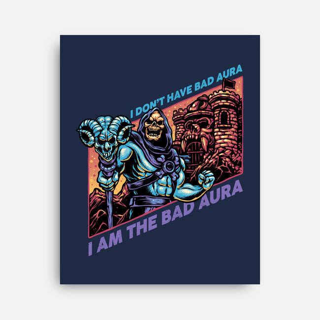 Bad Aura-None-Stretched-Canvas-glitchygorilla