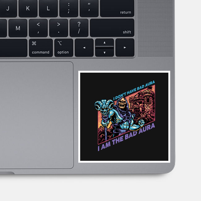 Bad Aura-None-Glossy-Sticker-glitchygorilla
