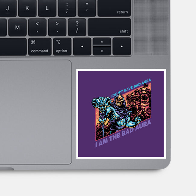 Bad Aura-None-Glossy-Sticker-glitchygorilla