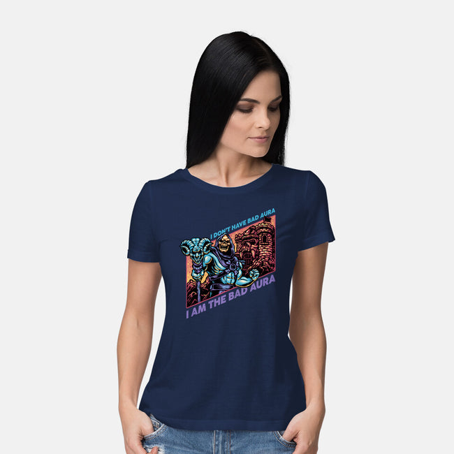 Bad Aura-Womens-Basic-Tee-glitchygorilla