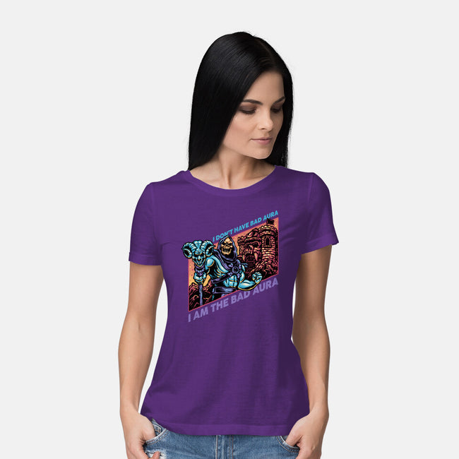 Bad Aura-Womens-Basic-Tee-glitchygorilla