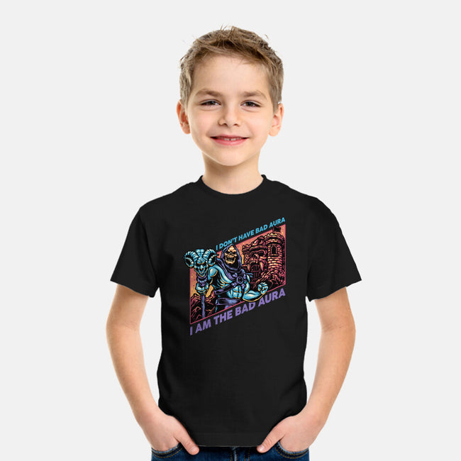 Bad Aura-Youth-Basic-Tee-glitchygorilla