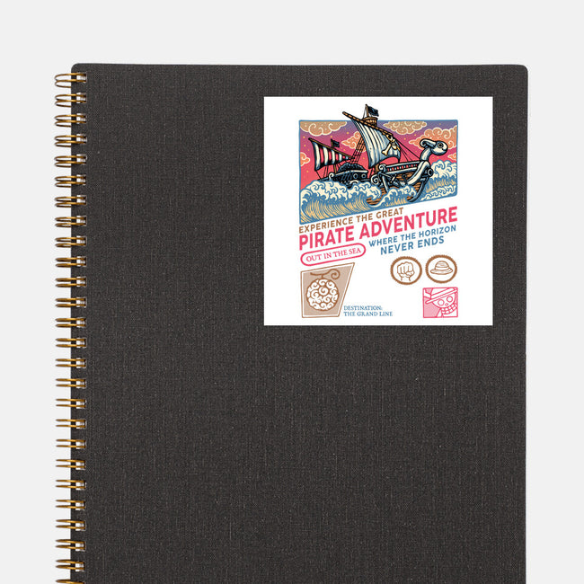 The Great Pirate Adventure-None-Glossy-Sticker-glitchygorilla