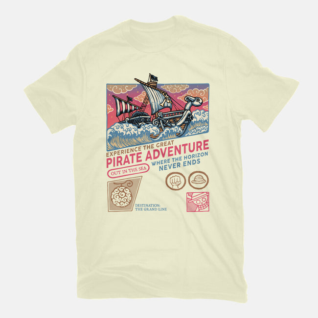 The Great Pirate Adventure-Mens-Basic-Tee-glitchygorilla