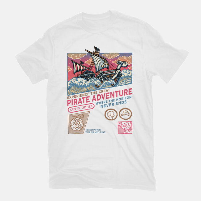The Great Pirate Adventure-Unisex-Basic-Tee-glitchygorilla