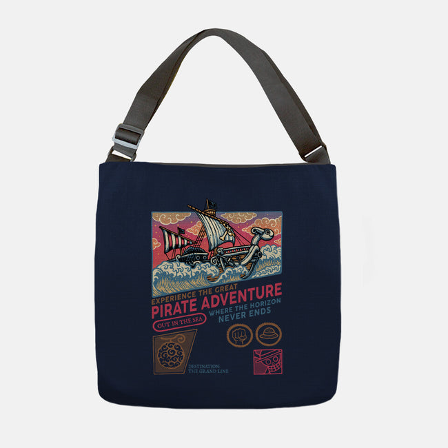 The Great Pirate Adventure-None-Adjustable Tote-Bag-glitchygorilla