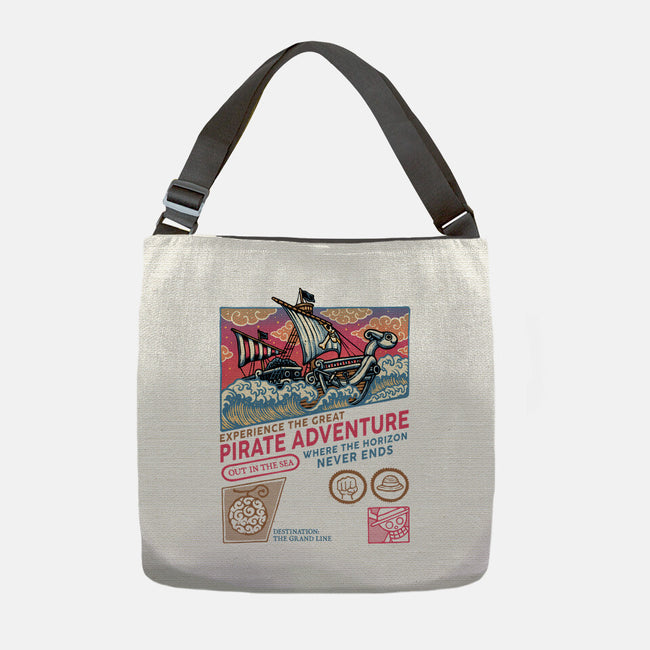 The Great Pirate Adventure-None-Adjustable Tote-Bag-glitchygorilla